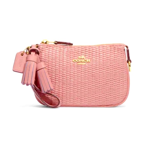 NWT Coach Nolita 15 In Straw Wristlet. - Picture 7 of 13